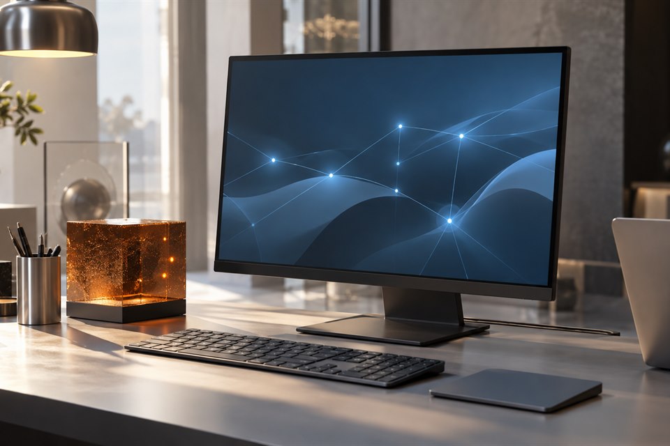火种VPN Windows桌面指南的显示器与笔记本工作场景